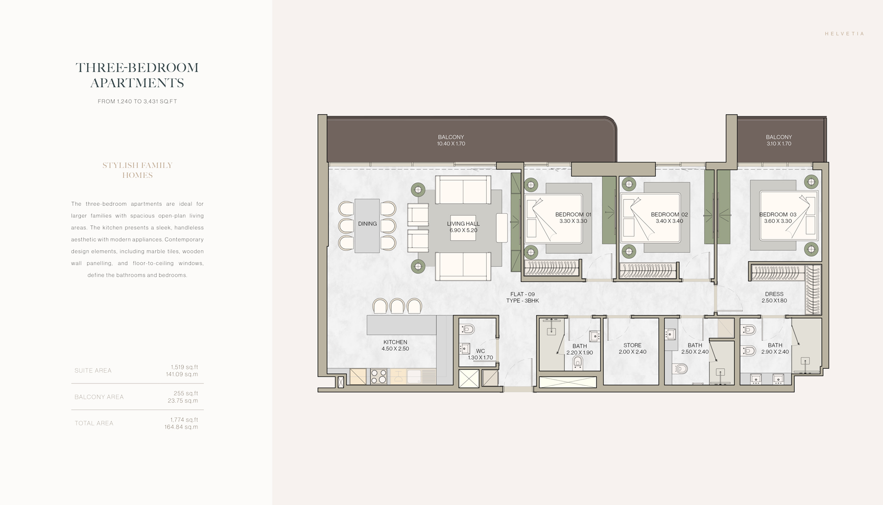 3 Bedroom